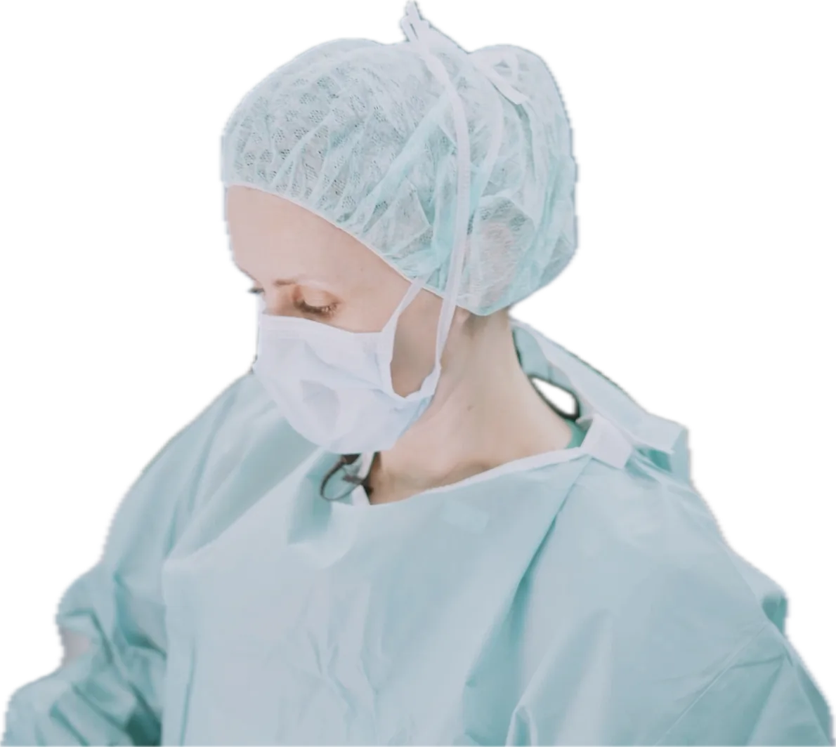 OP-Pflegekraft im Operationssaal